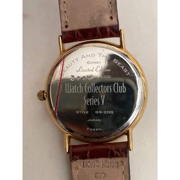 Disney Beauty & Beast Collector Club V Ltd Ed Fossil Watch & Music Box Set 1996 - Picture 14 of 16